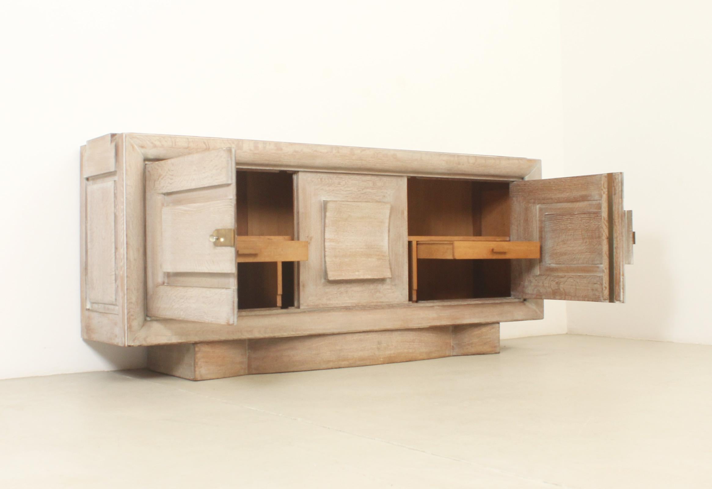 French Art Deco Sideboard in the Style of Charles Dudouyt, 1940's For Sale 9