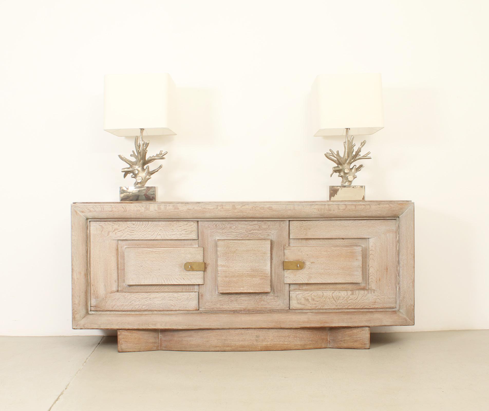 French Art Deco Sideboard in the Style of Charles Dudouyt, 1940's For Sale 11