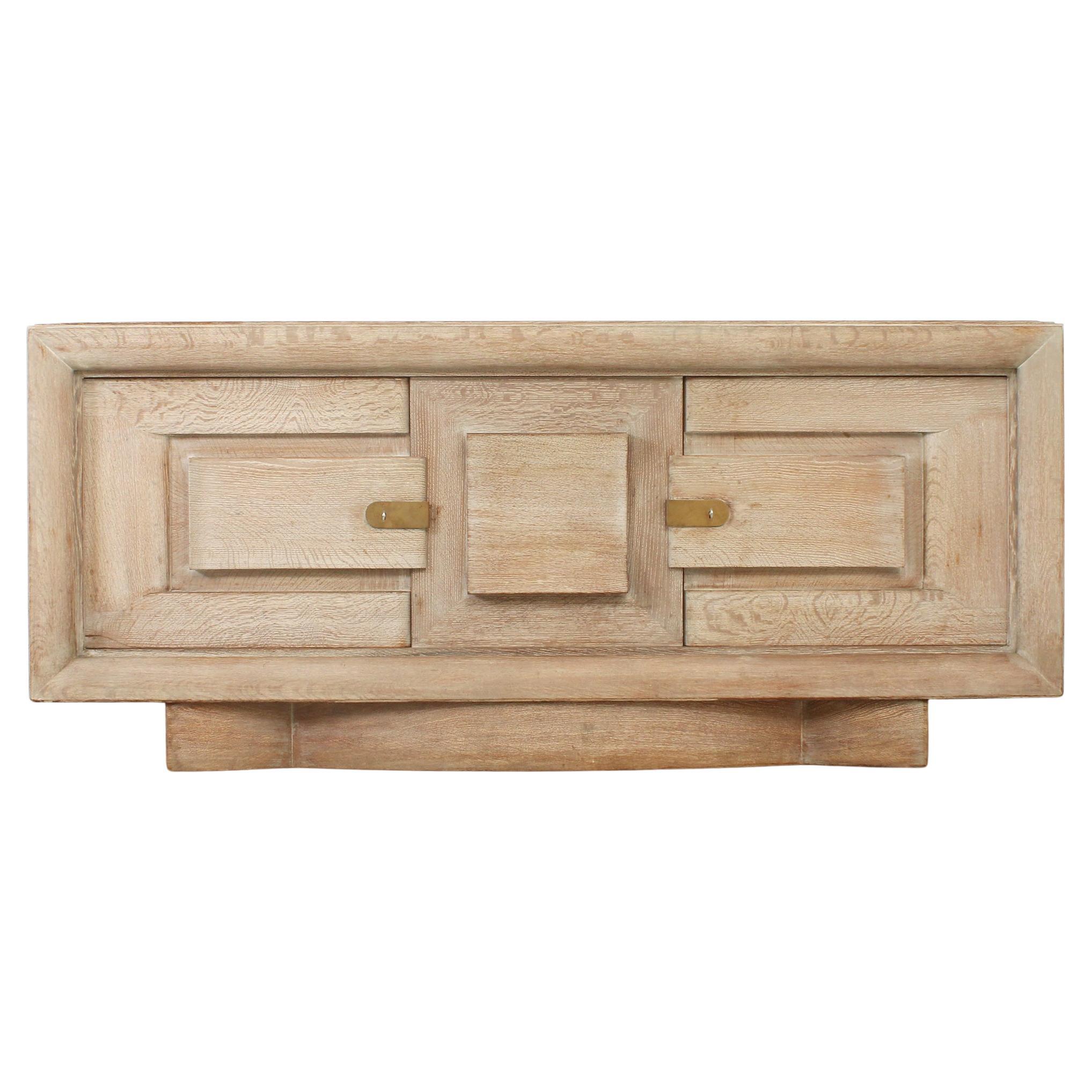 French Art Deco Sideboard in the Style of Charles Dudouyt, 1940's For Sale