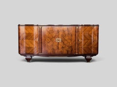 French Art Deco Sideboard in the style of Jules Leleu, 1940s