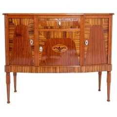 French Art Deco Sideboard in Various Woods, 1930s