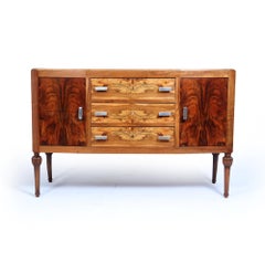 Buffet Art Déco en noyer vers 1930