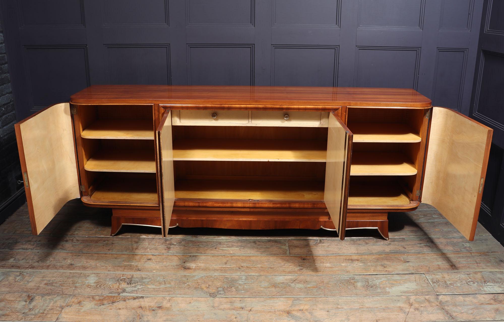 French, Art Deco Sideboard in Walnut For Sale 5
