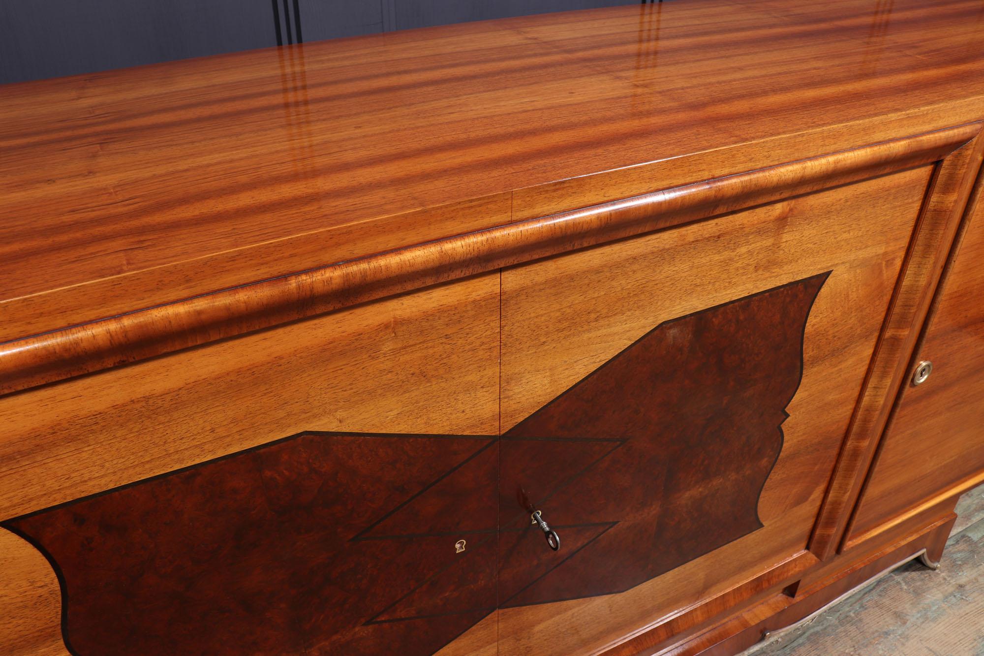 French, Art Deco Sideboard in Walnut For Sale 3