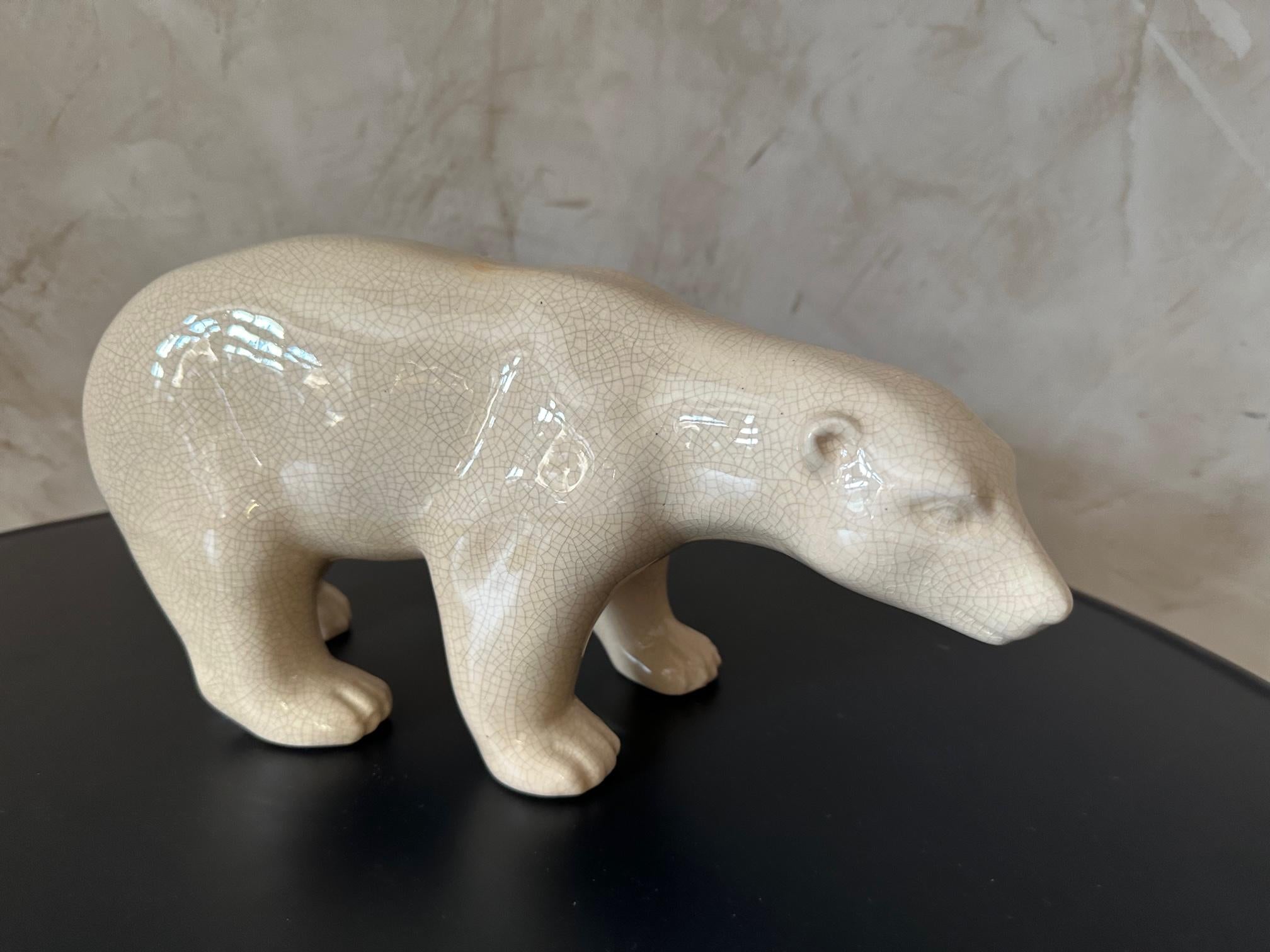 ceramic polar bear figurines