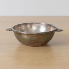 Bol en argent Art déco français