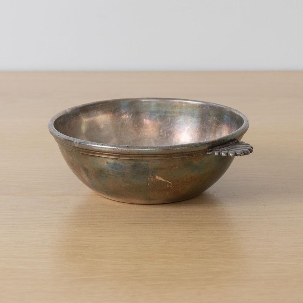 XX secolo Ciotola d'argento Art Déco francese in vendita