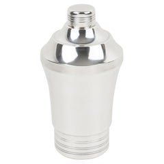 Vintage French Art Deco Silver Plate Cocktail Shaker by G. Renard, Paris