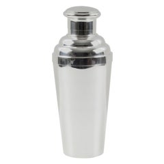 French Art Deco Silver Plate Cocktail Shaker