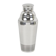 French Art Deco Silver Plate Cocktail Shaker