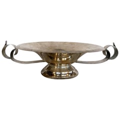 French Art Deco Silver-Plated Bowl