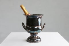 French Art Deco Silver plated brass Ice Bucket, 1900s