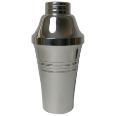 Shaker da cocktail francese Art Deco placcato in argento C.1930, Le Chardon di St. Medard