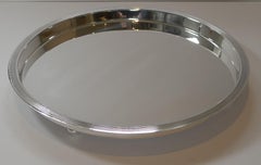 French Art Deco Silver Plated Cocktail Tray by Christofle, Paris, c 1930