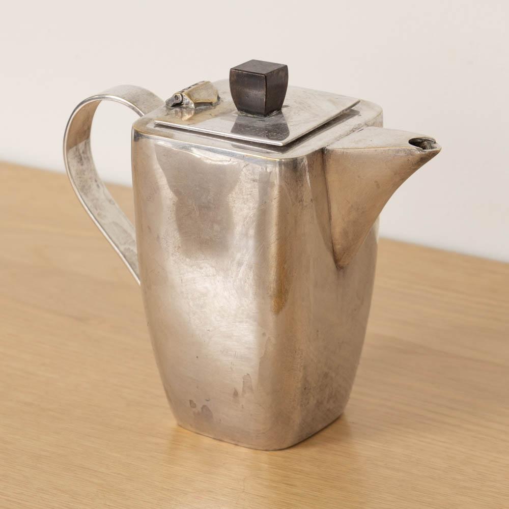 French Art Deco Silver Tea Set For Sale 2