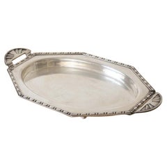 French Art Deco Silver Tray