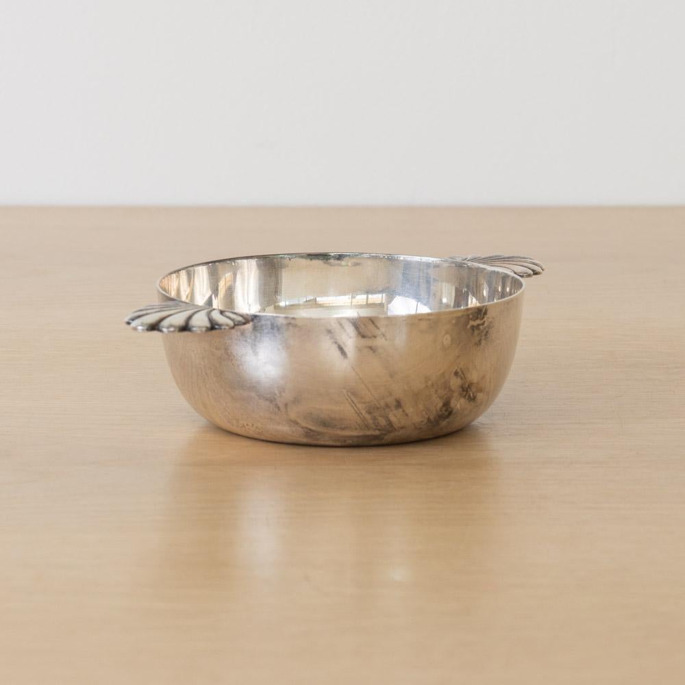 Plaqué argent Vide Poche en Argent Art Déco Français