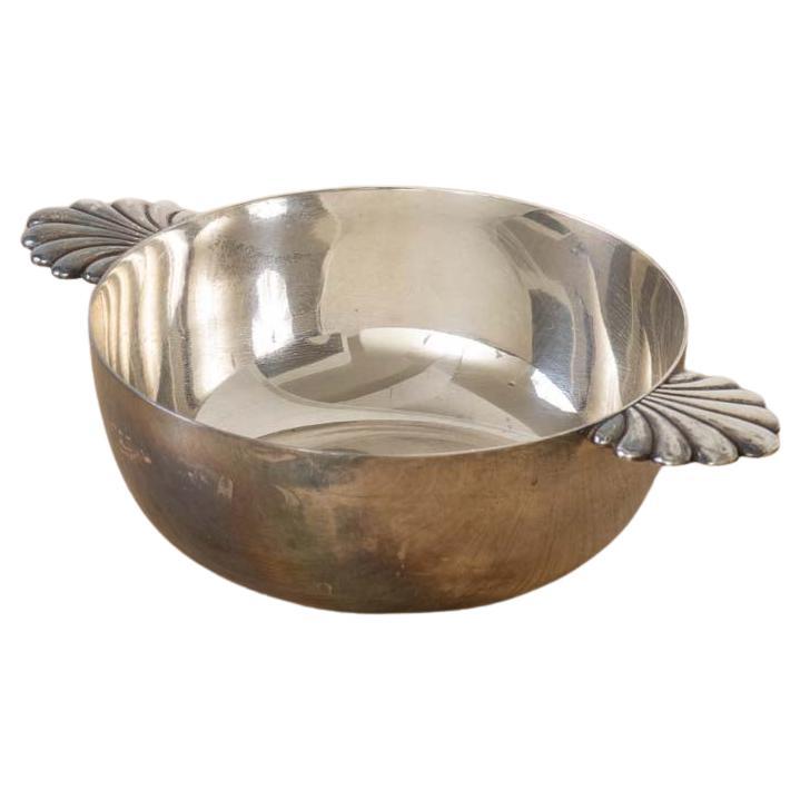 French Art Deco Silver Vide Poche