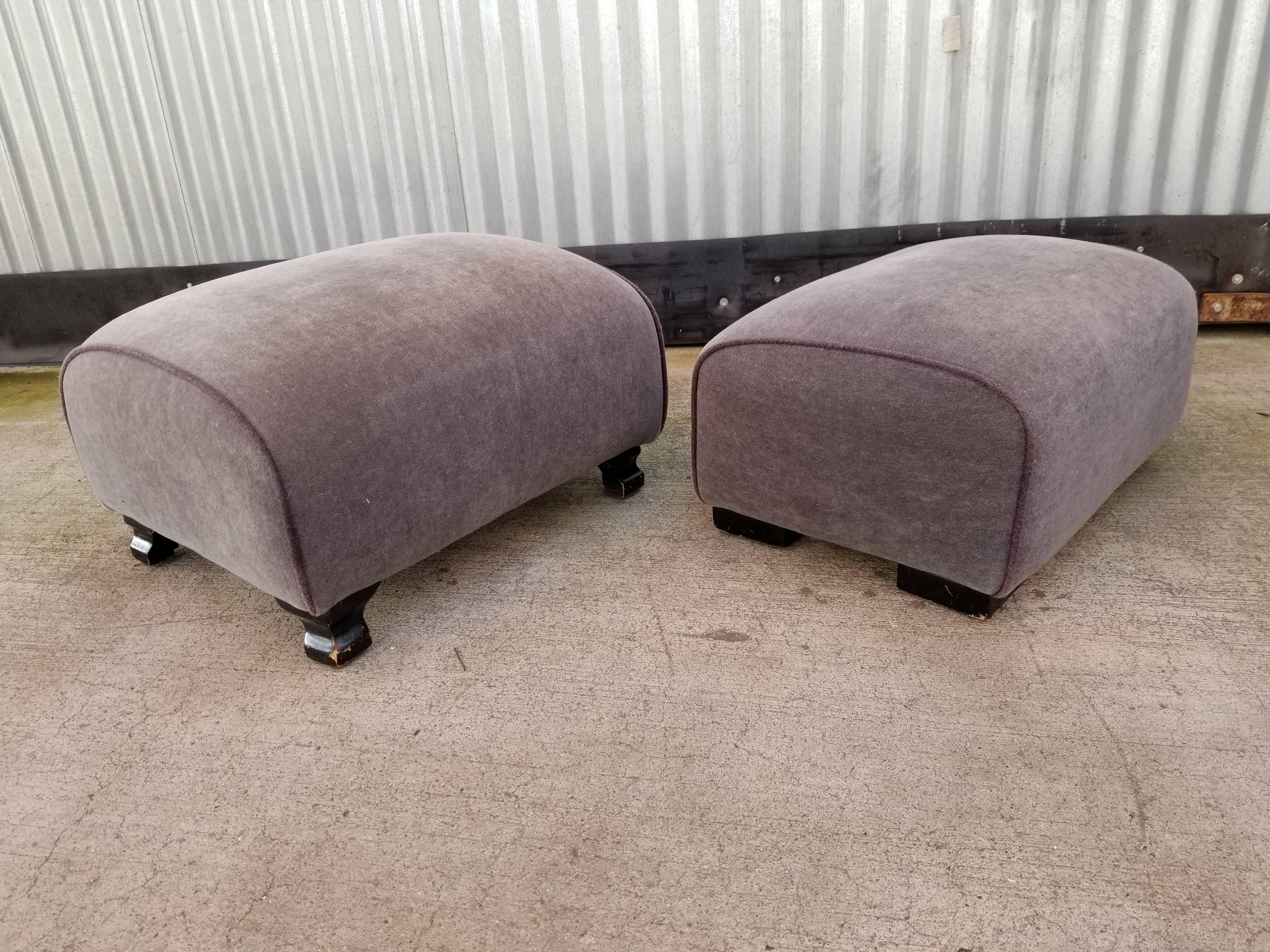 French Art Deco Sofa and Club Chair Set In Good Condition In Fulton, CA