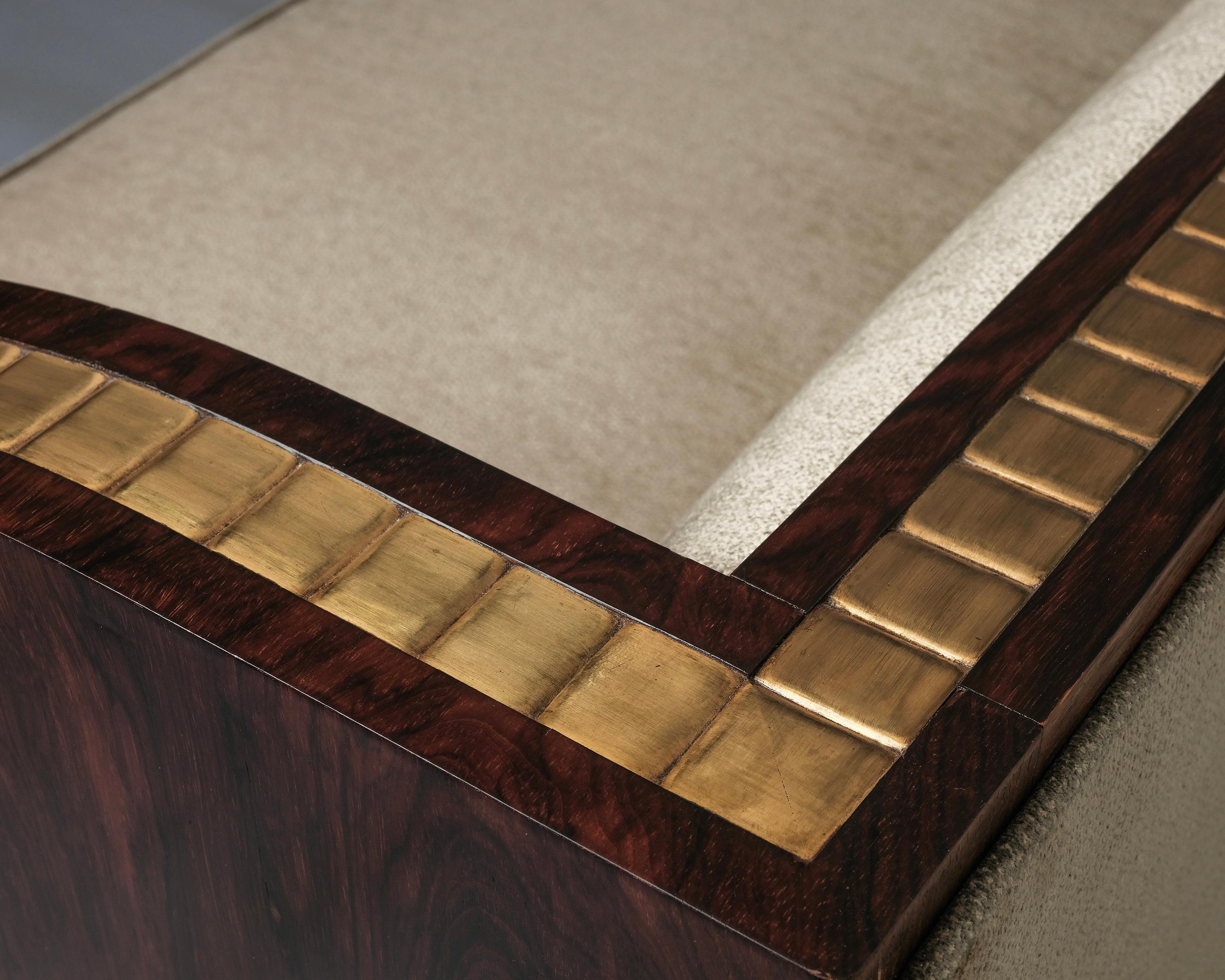 Französisches Art Deco Sofa von Christian Krass im Angebot 2