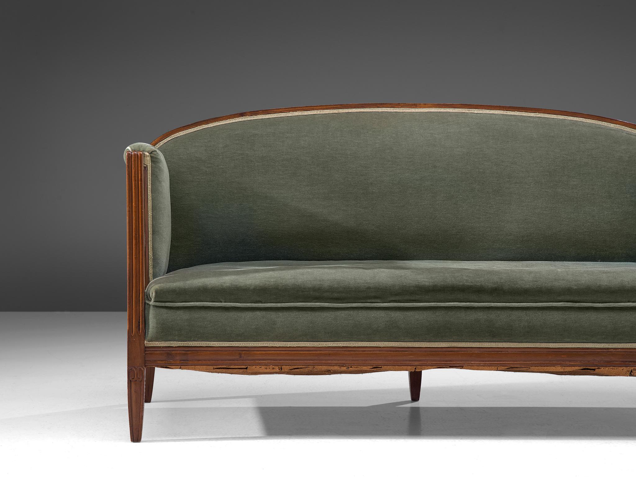 French Art Deco Sofa In Fair Condition In Waalwijk, NL