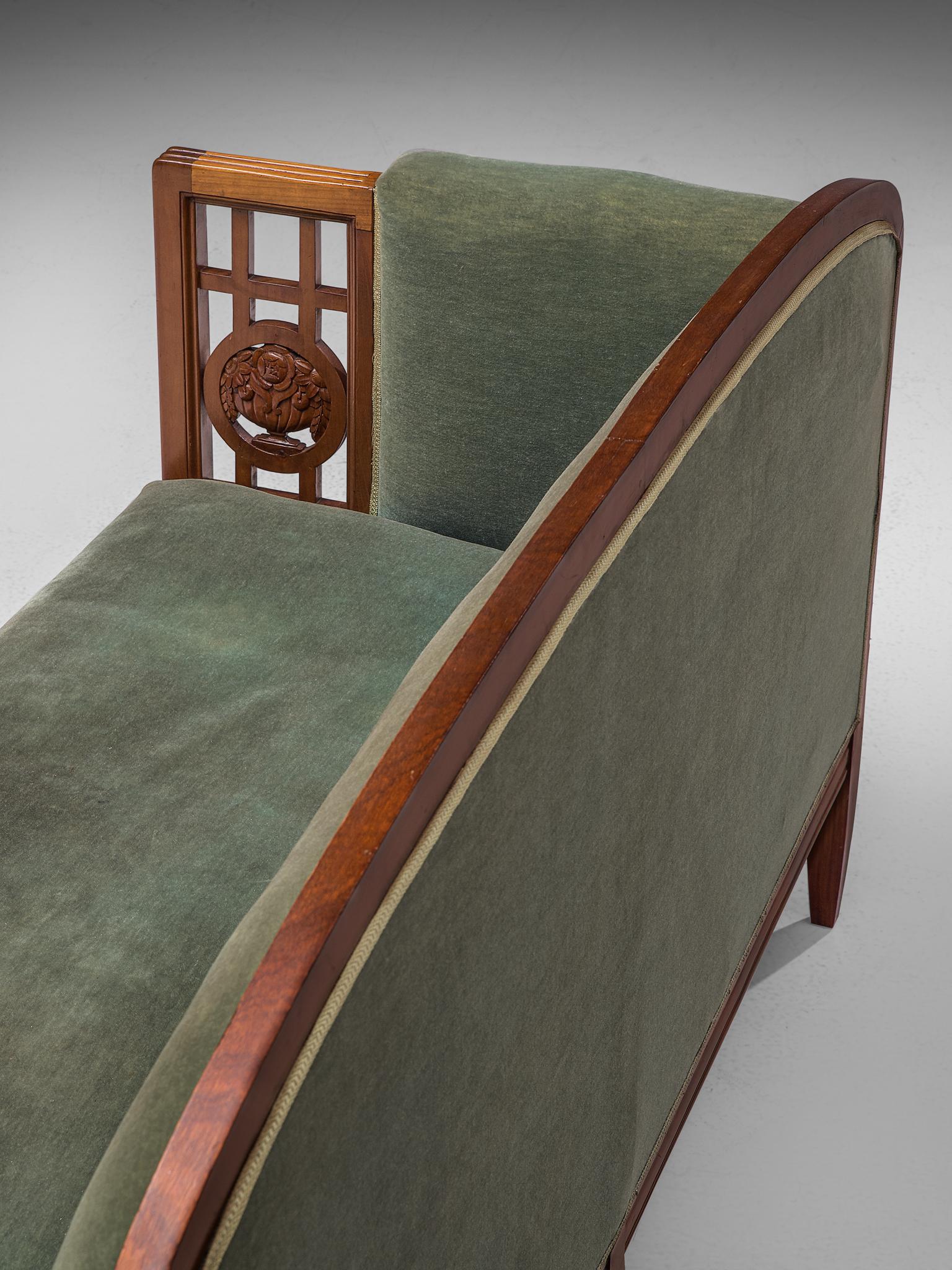 Early 20th Century French Art Deco Sofa