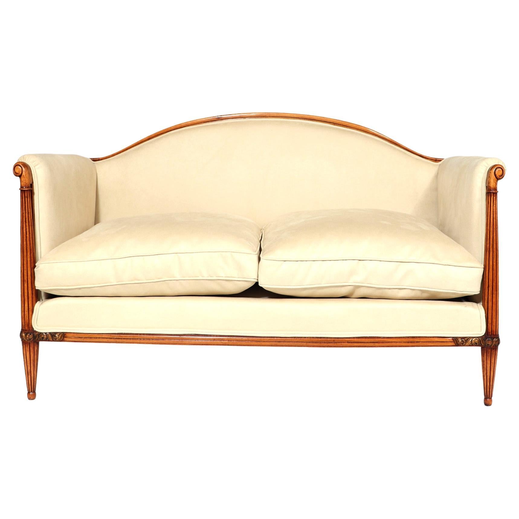 French Art Deco Sofa in the Manner of Maurice Dufrene