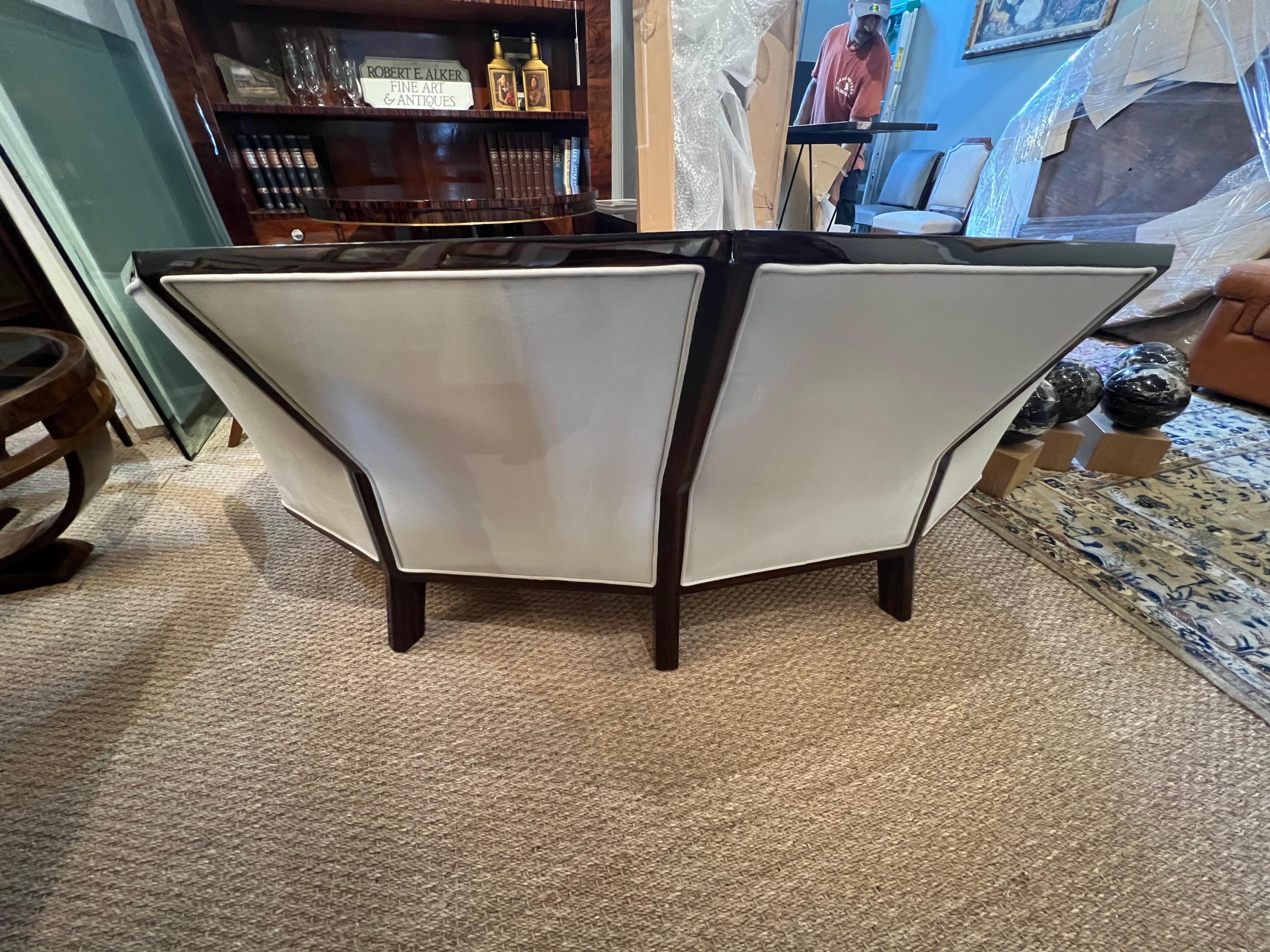 Mid-20th Century French Art Deco Sofa in the style of Pierre Chareau For Sale