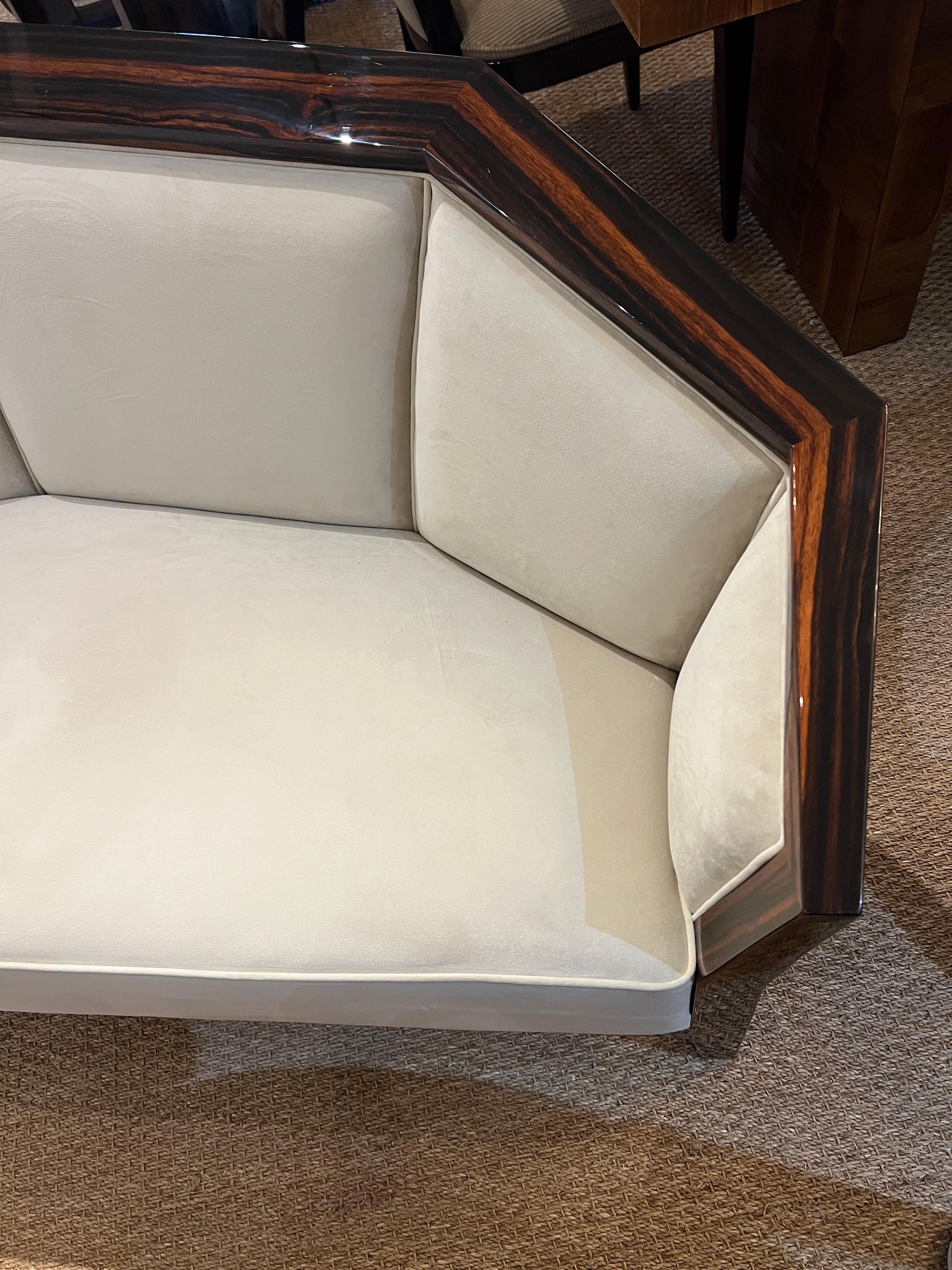 French Art Deco Sofa in the style of Pierre Chareau For Sale 3