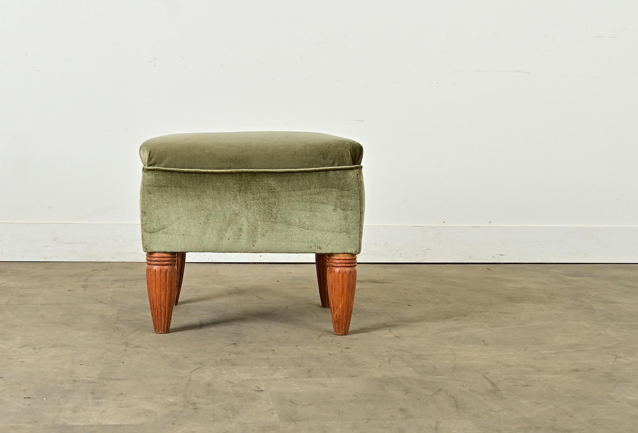 Tabouret carré Art Déco en vente 3
