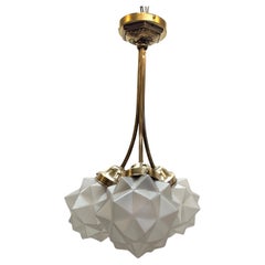 French Art Deco Star Chandelier