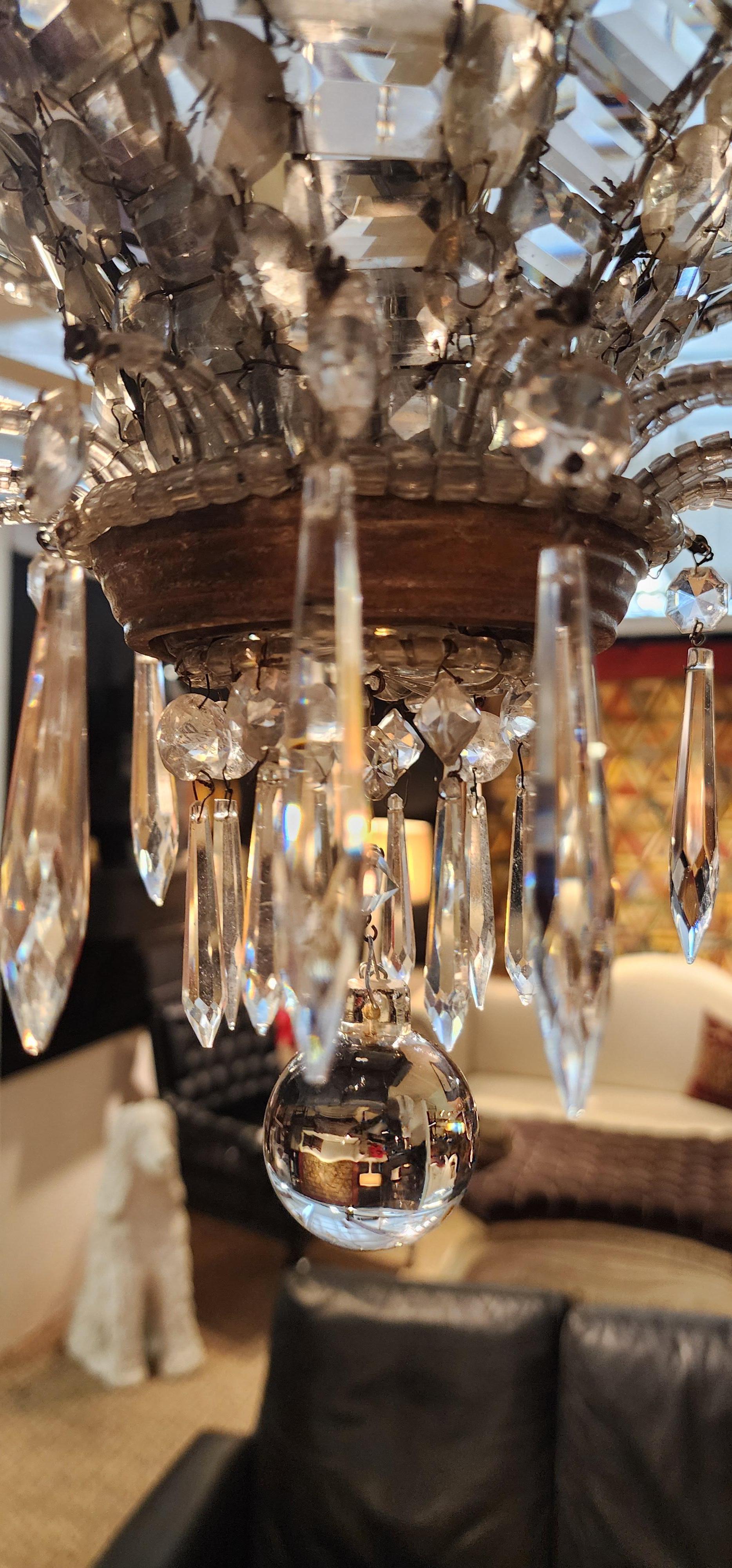 Lampadario Art Deco francese a forma di stella in vendita 2