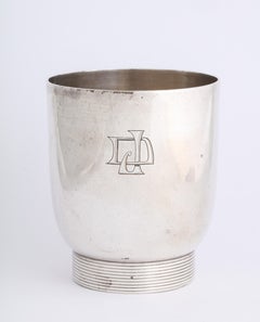 French Art Deco Sterling Silver Timbale by Emile Puiforcat