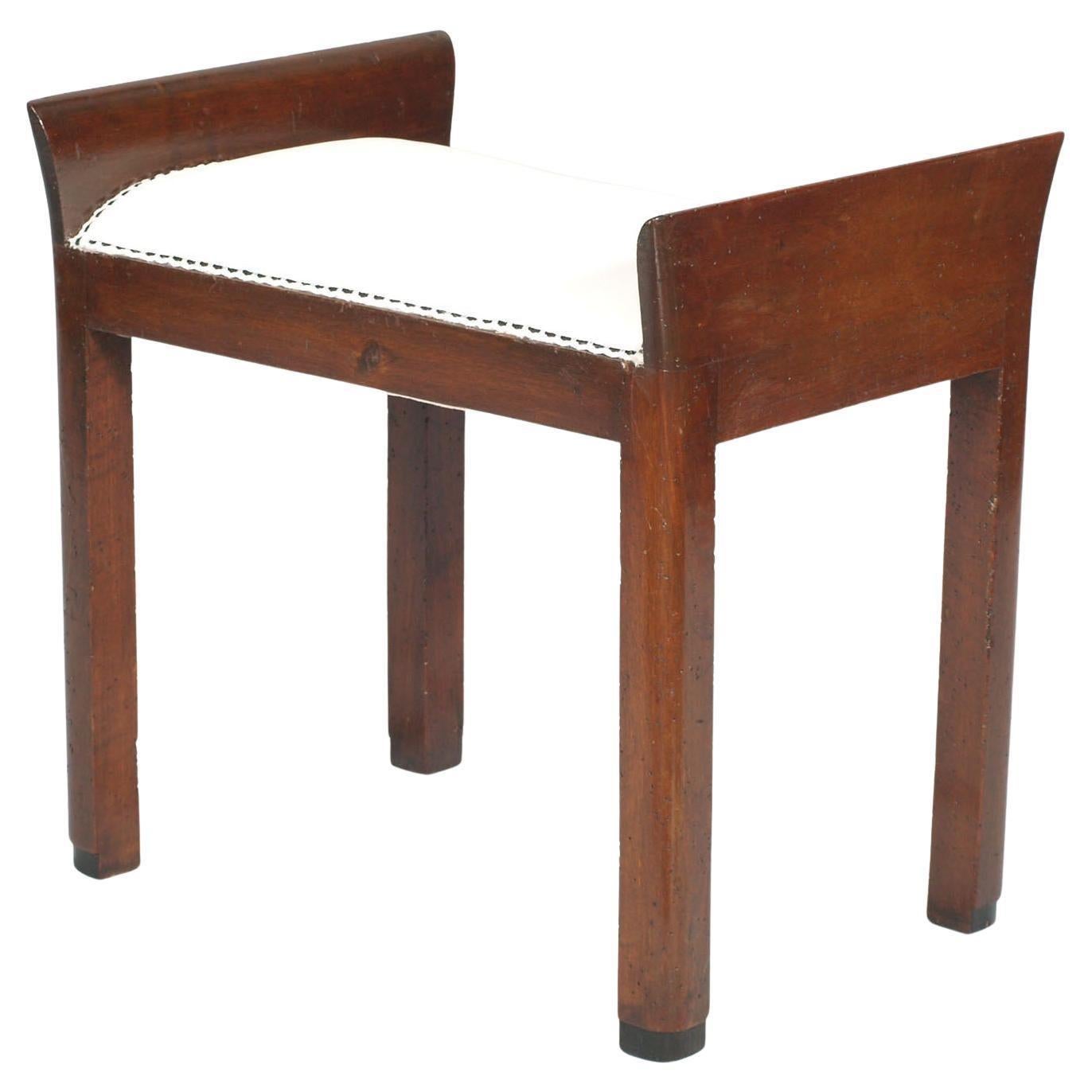 !925 Art Deco stool in walnut, by Dominique-Andre Domin & Marcel Genevriere
Measure cm: H 53/44, W 53, D 40.

ABOUT: MAISON DOMINIQUE- André Domin & Marcel Genevriere

In the early 1920s, just as the Art Deco movement was gaining traction, two young