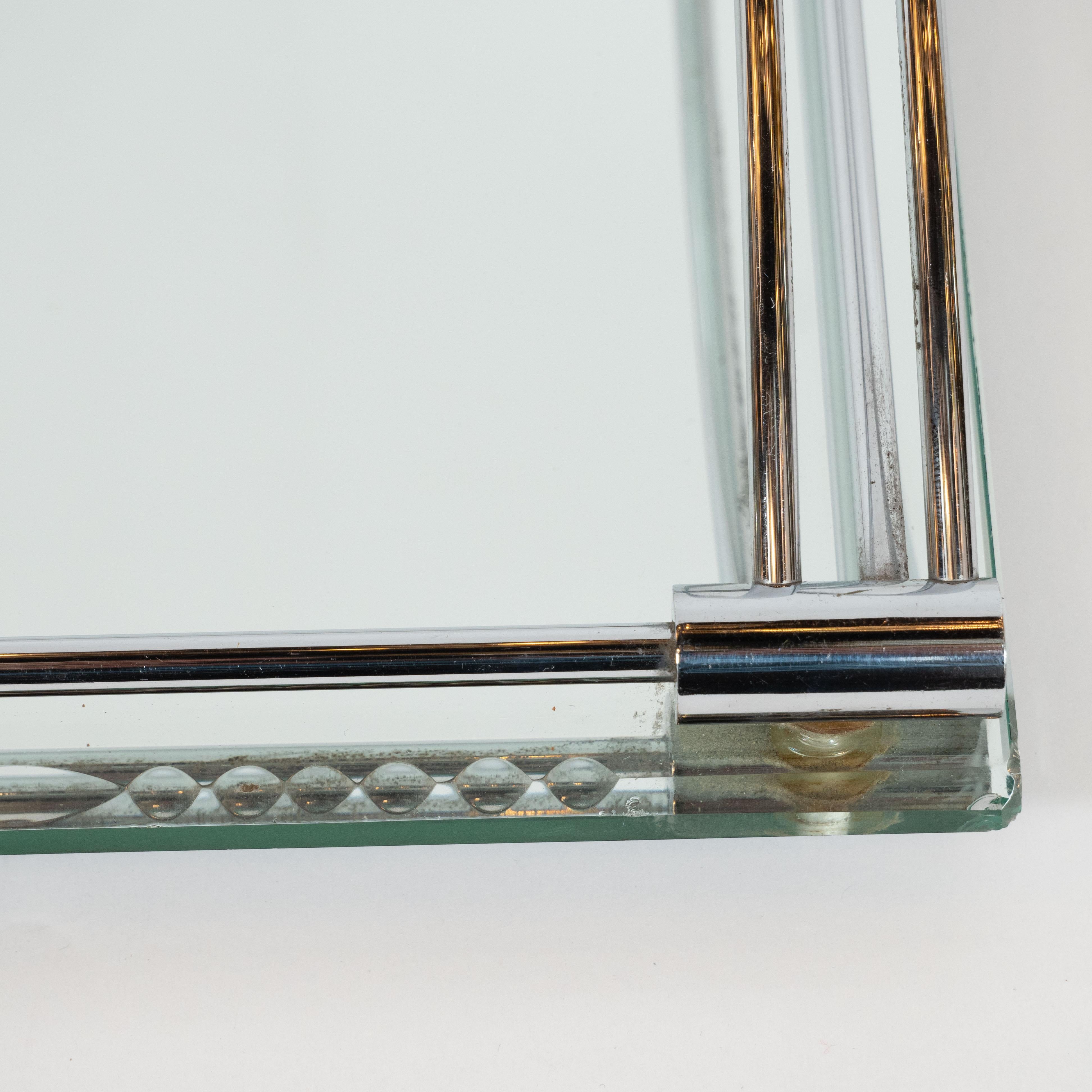 mirrored serving trays