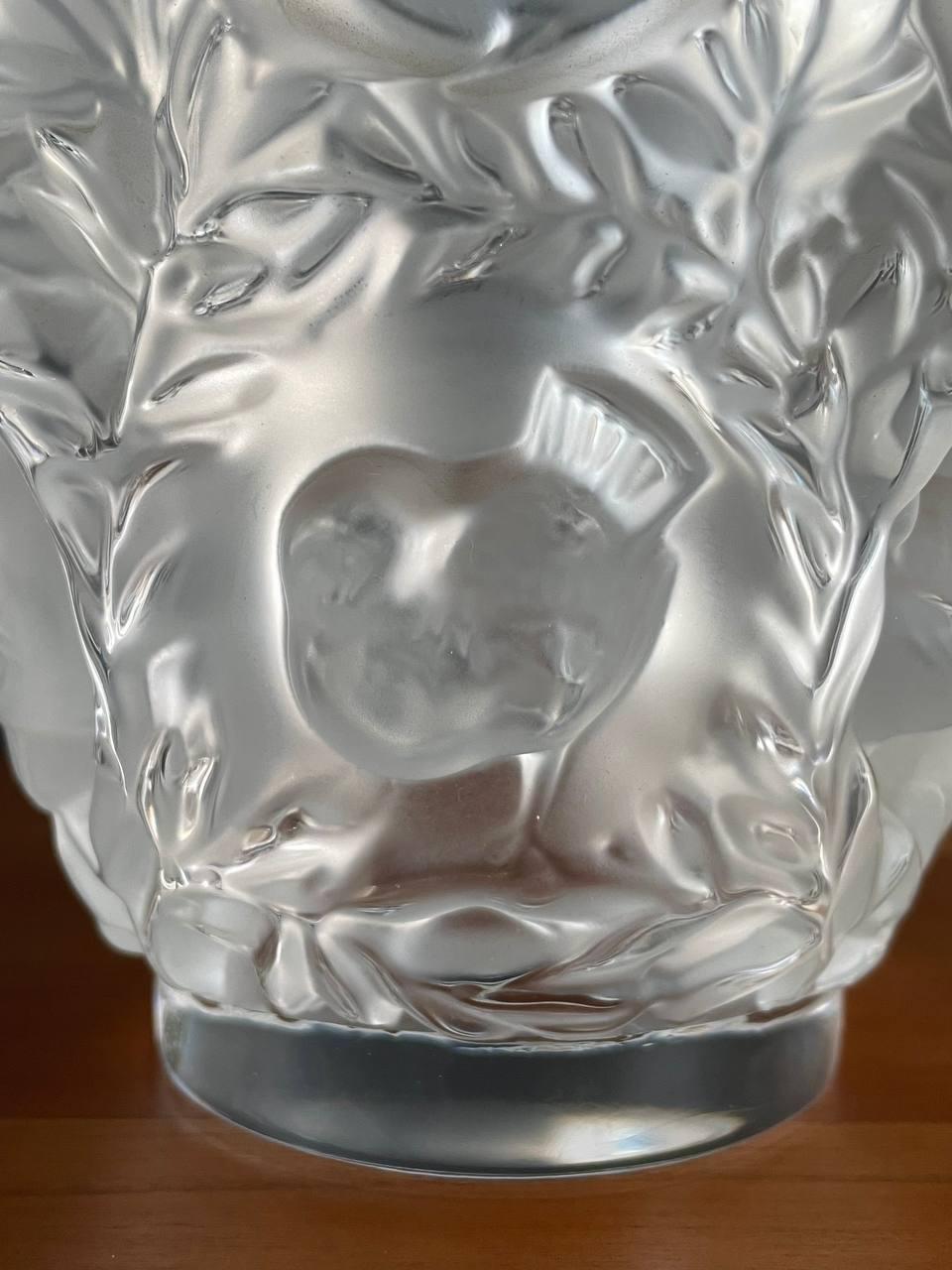 French Art Deco Style Bagatelle Crystal Vase by Lalique 5