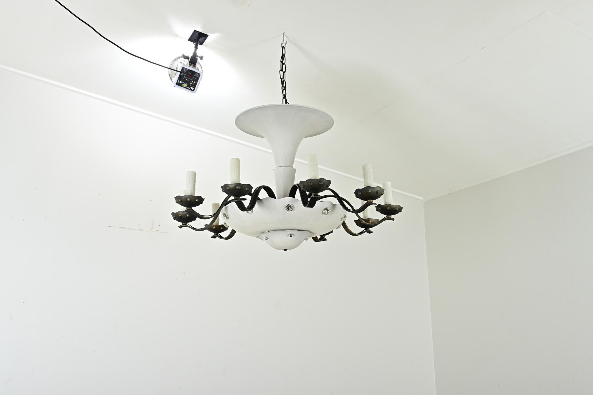 Moderno Lampadario francese in stile Art Déco in vendita