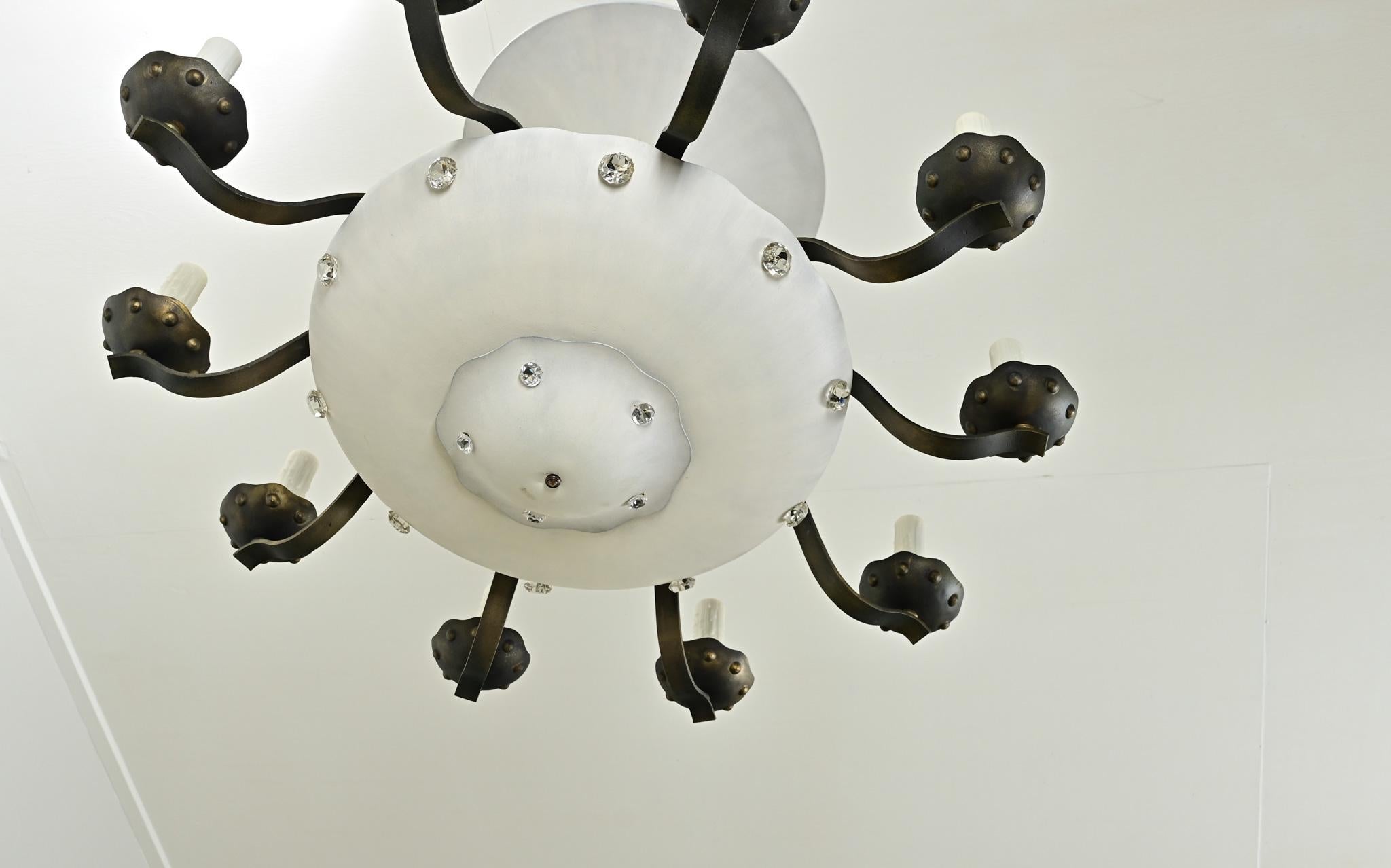 XX secolo Lampadario francese in stile Art Déco in vendita