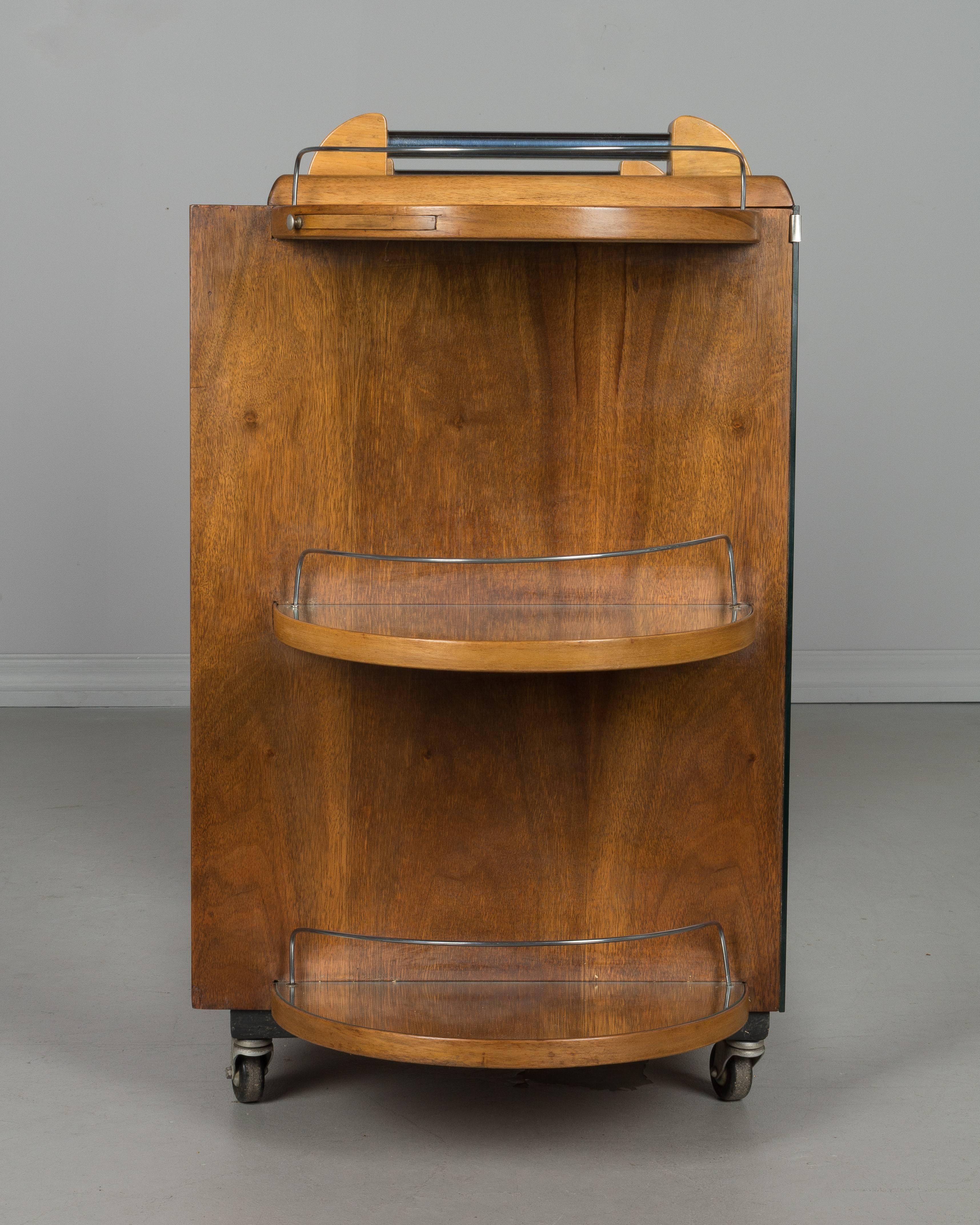 French Art Deco Style Cocktail Trolley 6