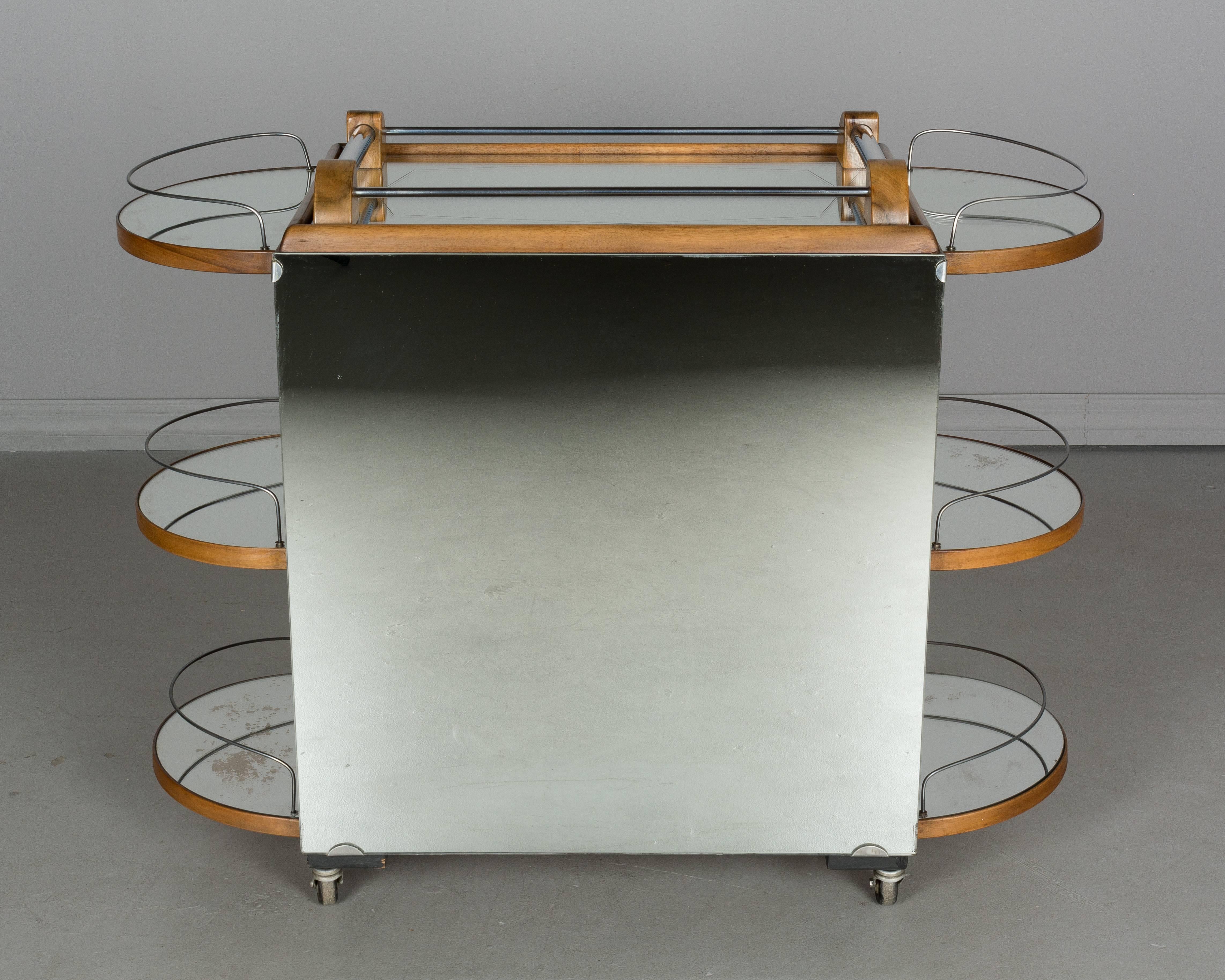 French Art Deco Style Cocktail Trolley 10