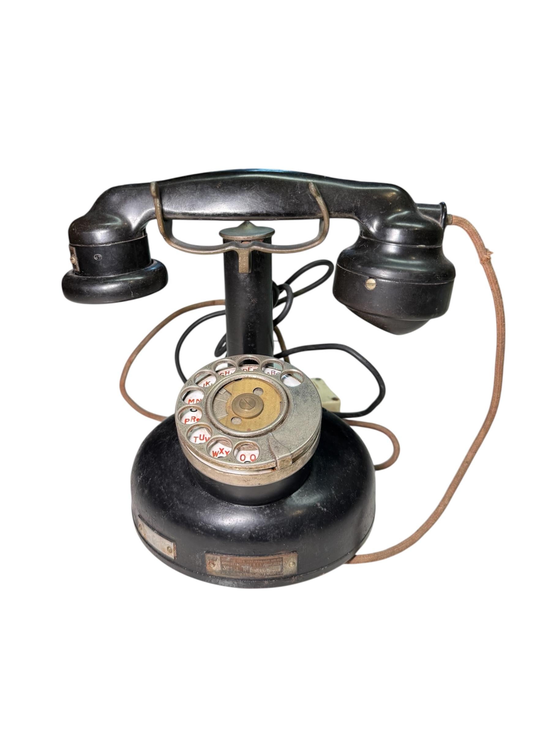 Telefono da tavolo in stile Art Deco francese in vendita 3