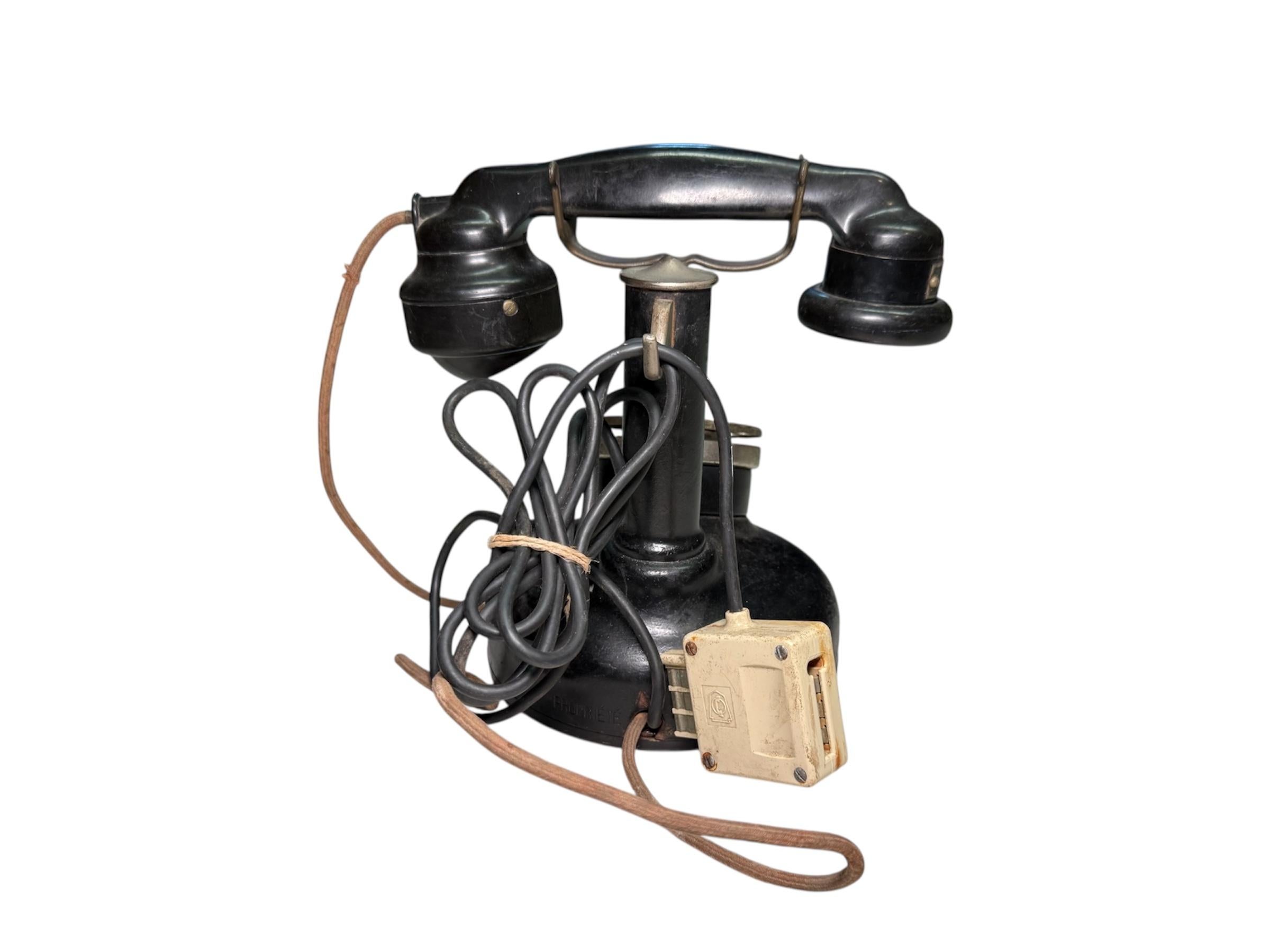 Telefono da tavolo in stile Art Deco francese in vendita 5
