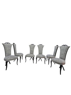 Chaises de salle à manger françaises de style Art déco inspirées par Christopher Guy - 6