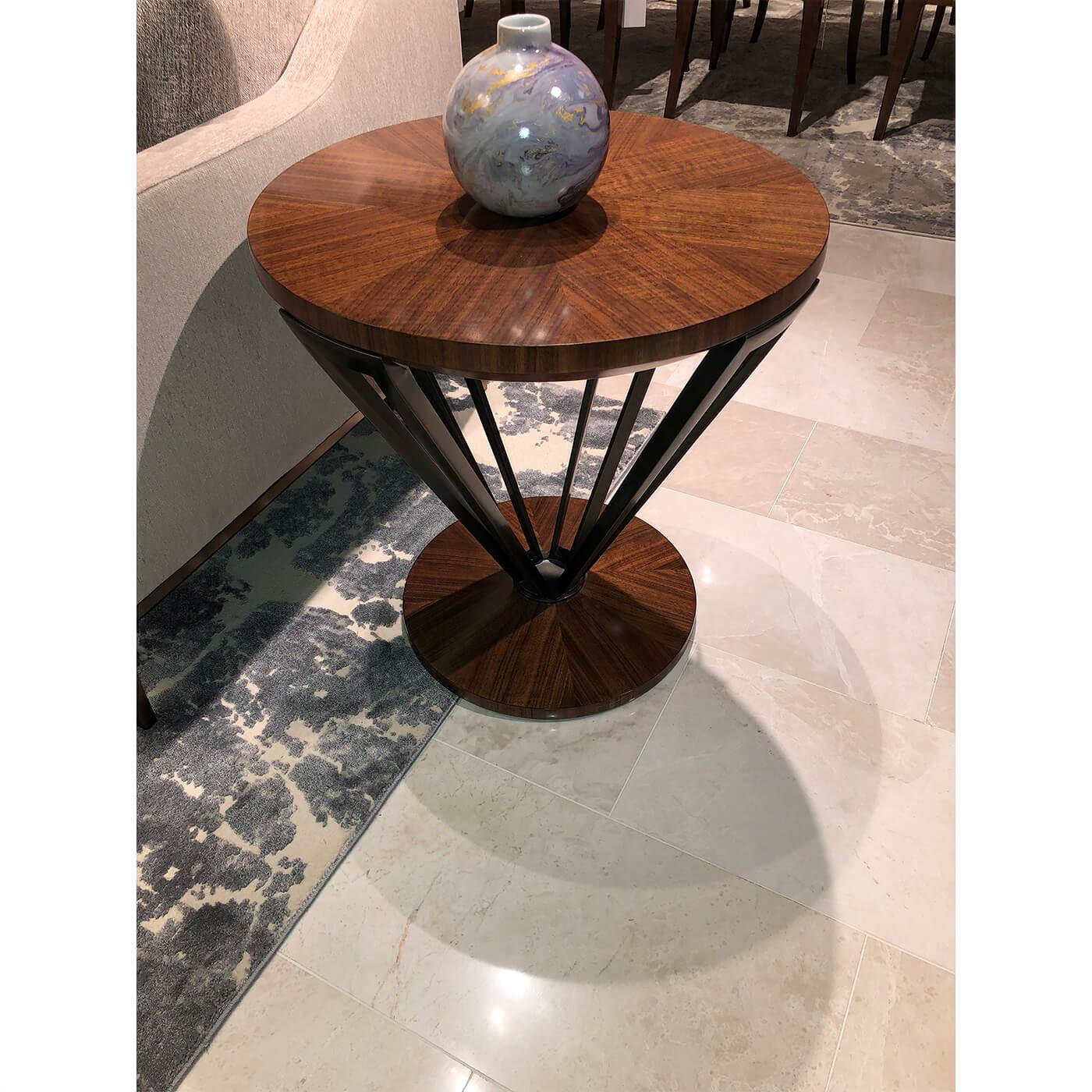 French Art Deco Style End Table For Sale 2