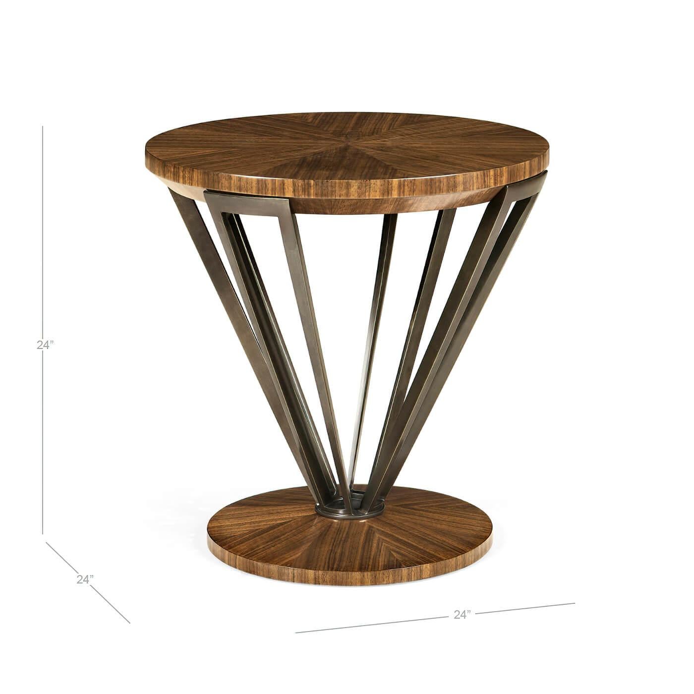 French Art Deco Style End Table For Sale 3