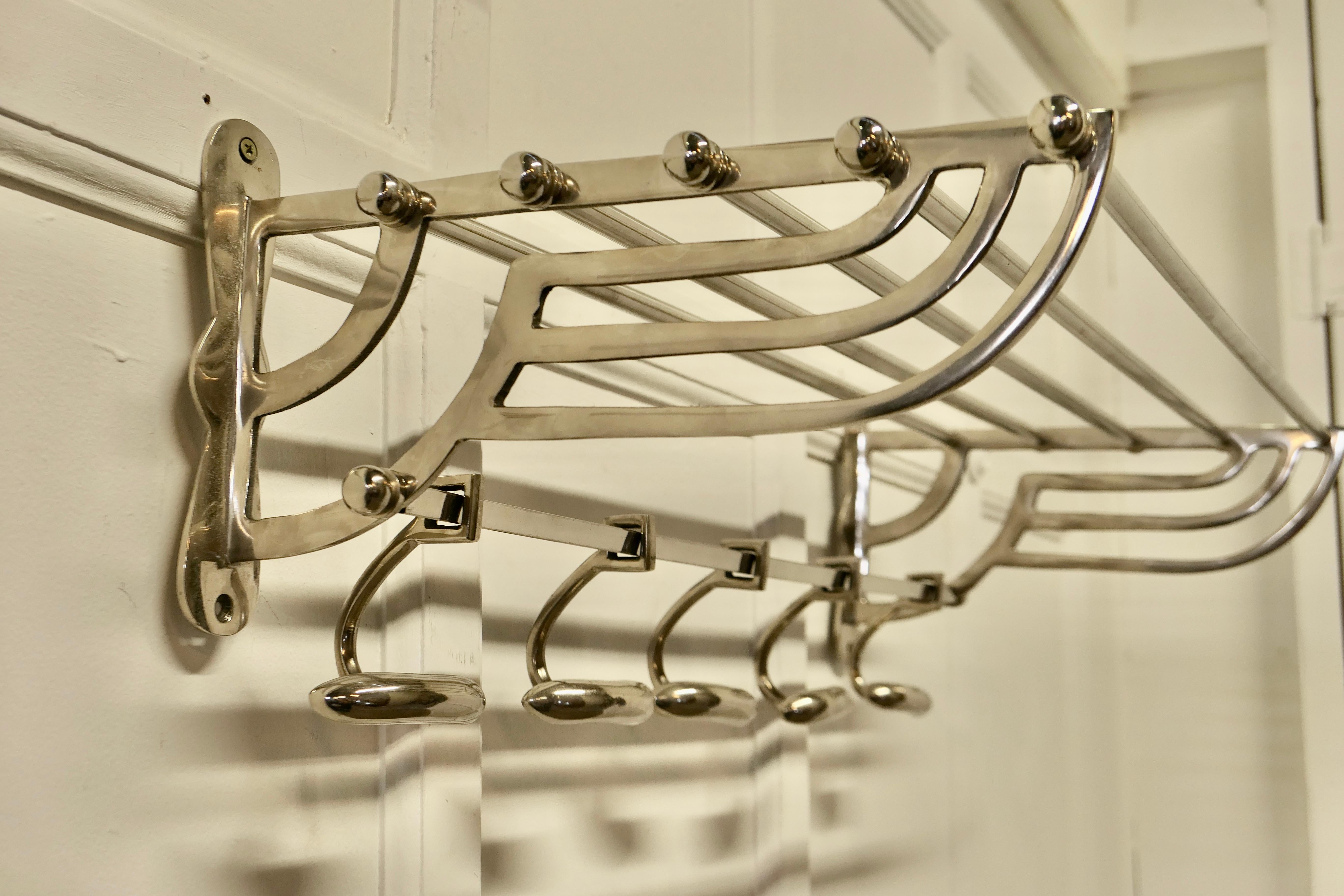 French Art Deco Style Hat and Coat Rack 1