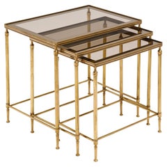 Vintage French Art Deco Style Nesting Tables