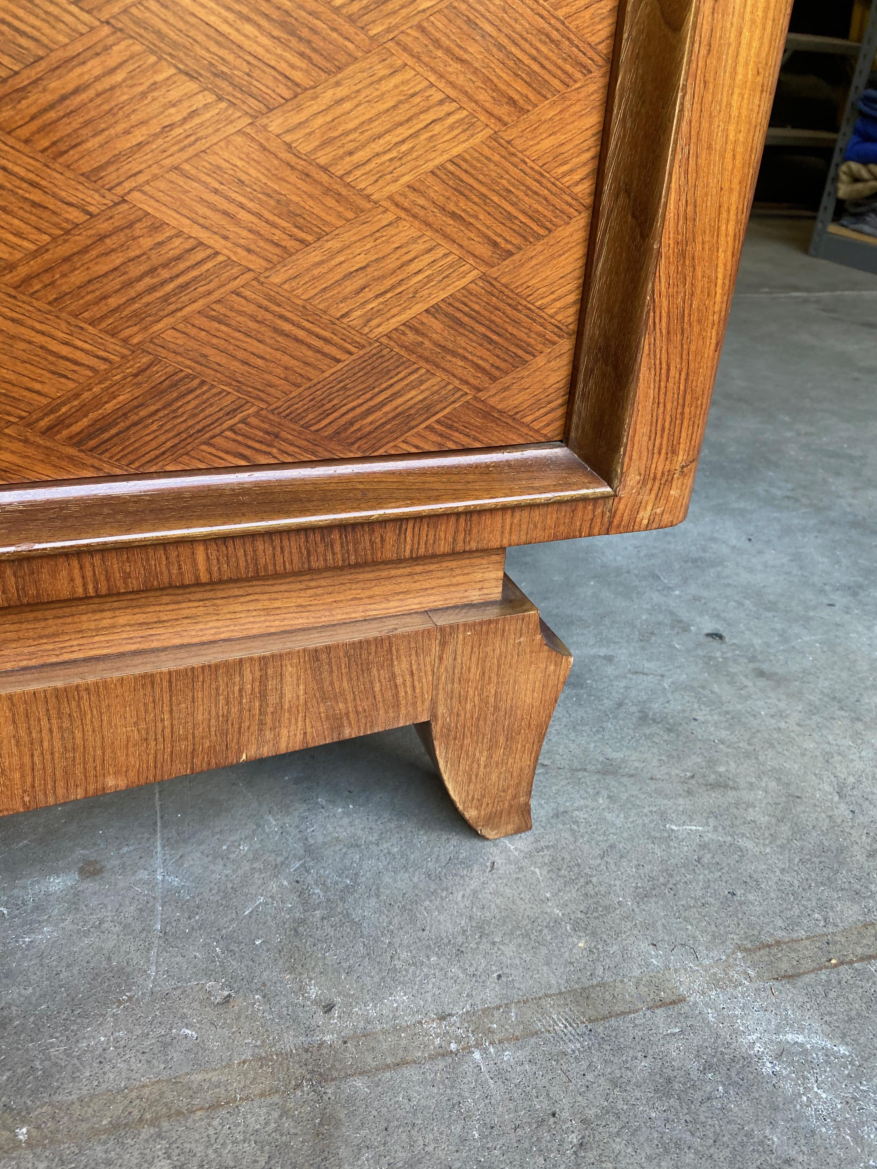 French Art Deco Style Rosewood Cabinet 5