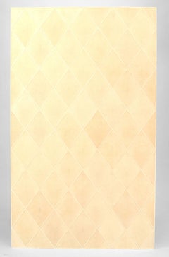 French Art Deco Style White Shagreen and Bone Coffee Table