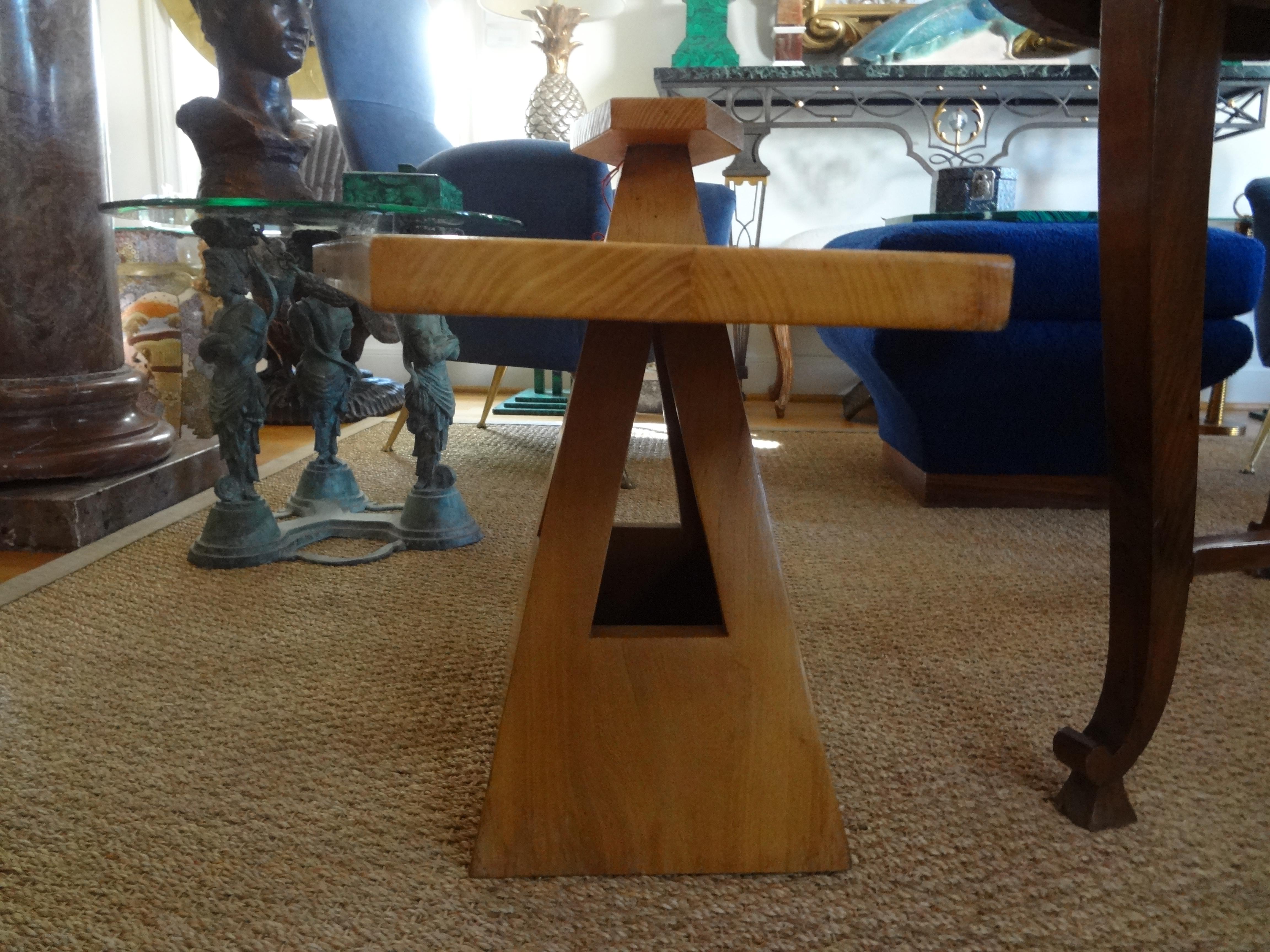 French Art Deco Table Attributed To Jules Leleu For Sale 2
